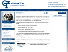 Tablet Screenshot of geoffsitproducts.com